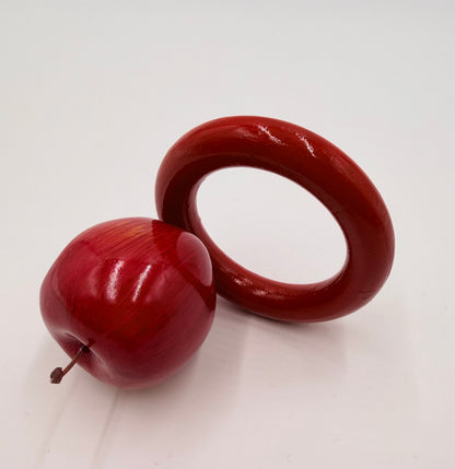 Apple napkin ring