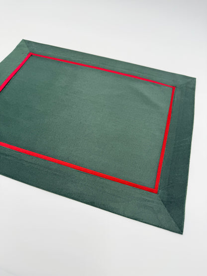 Christmas velvet placemat