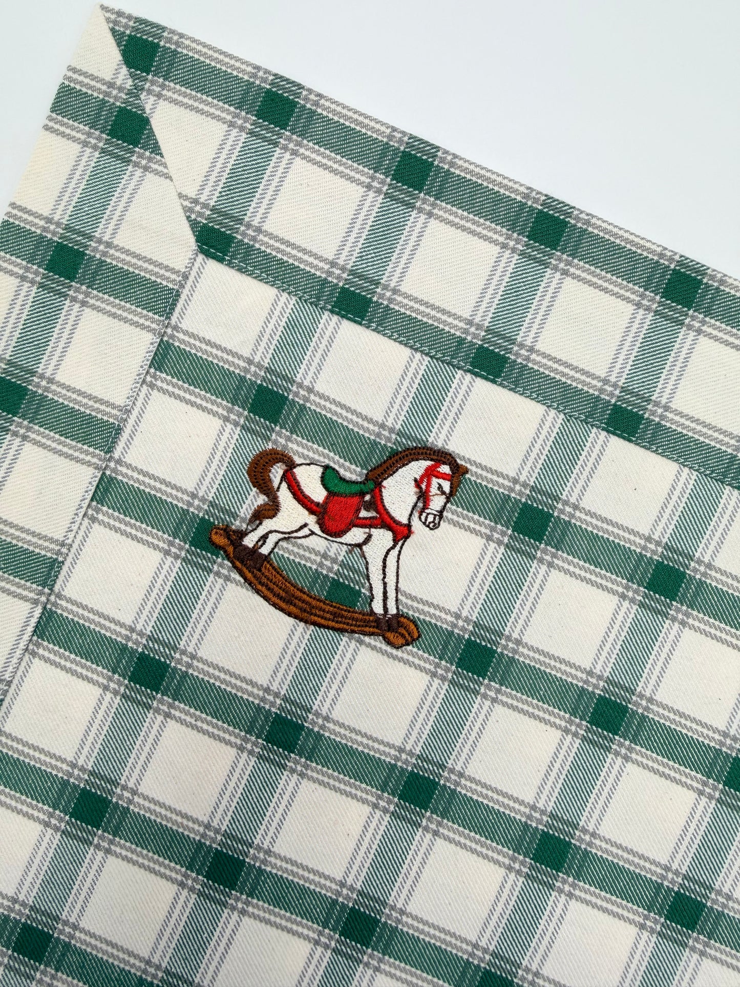 Hobby horse placemat.