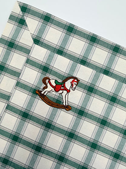 Hobby horse placemat.