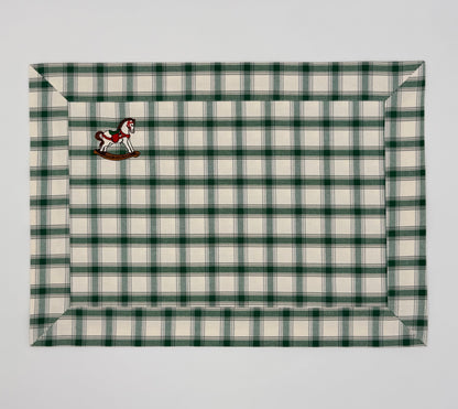 Hobby horse placemat.