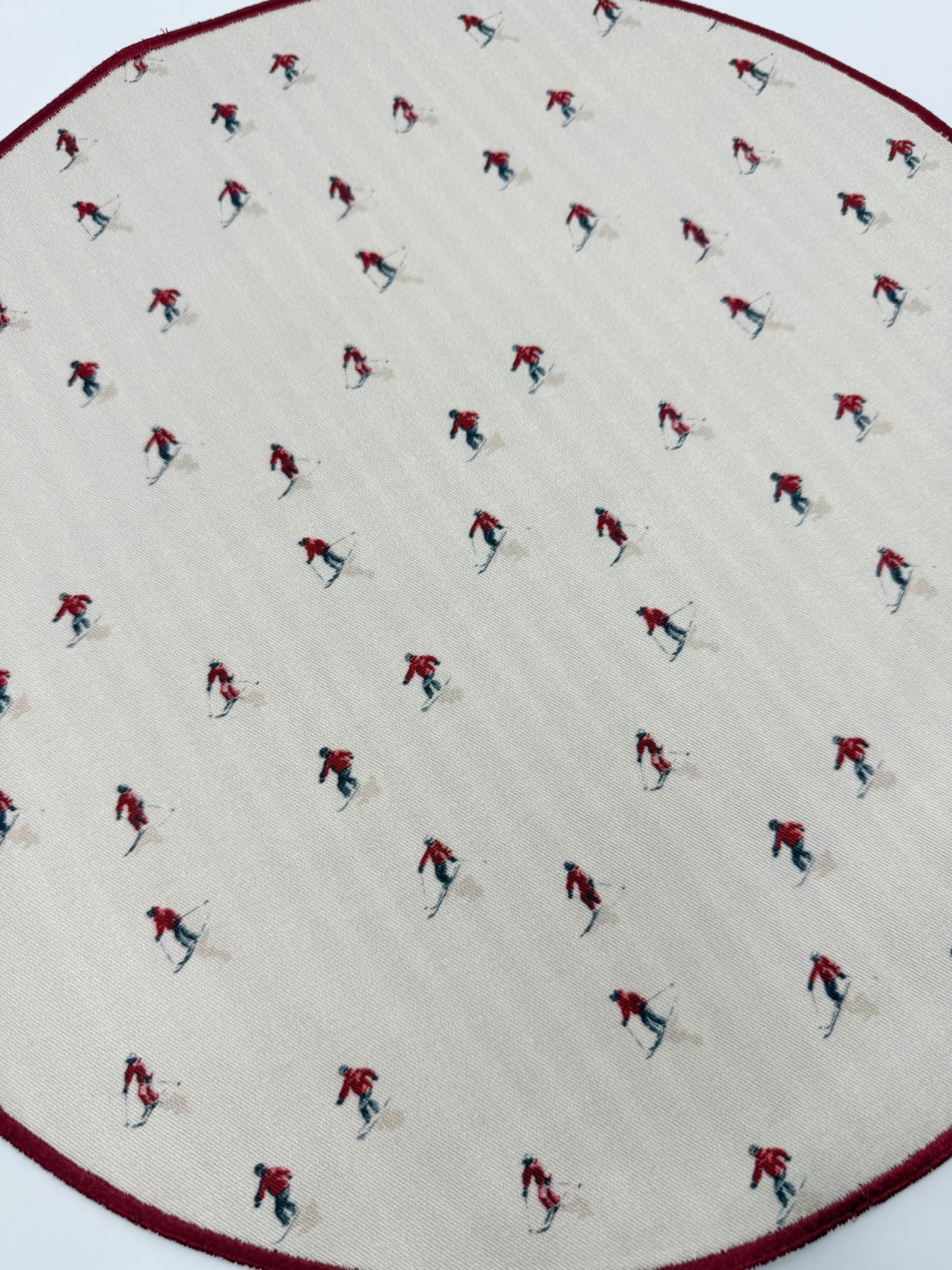 The skiers round placemats