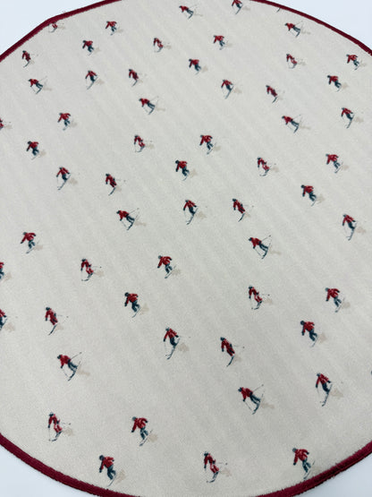 The skiers round placemats