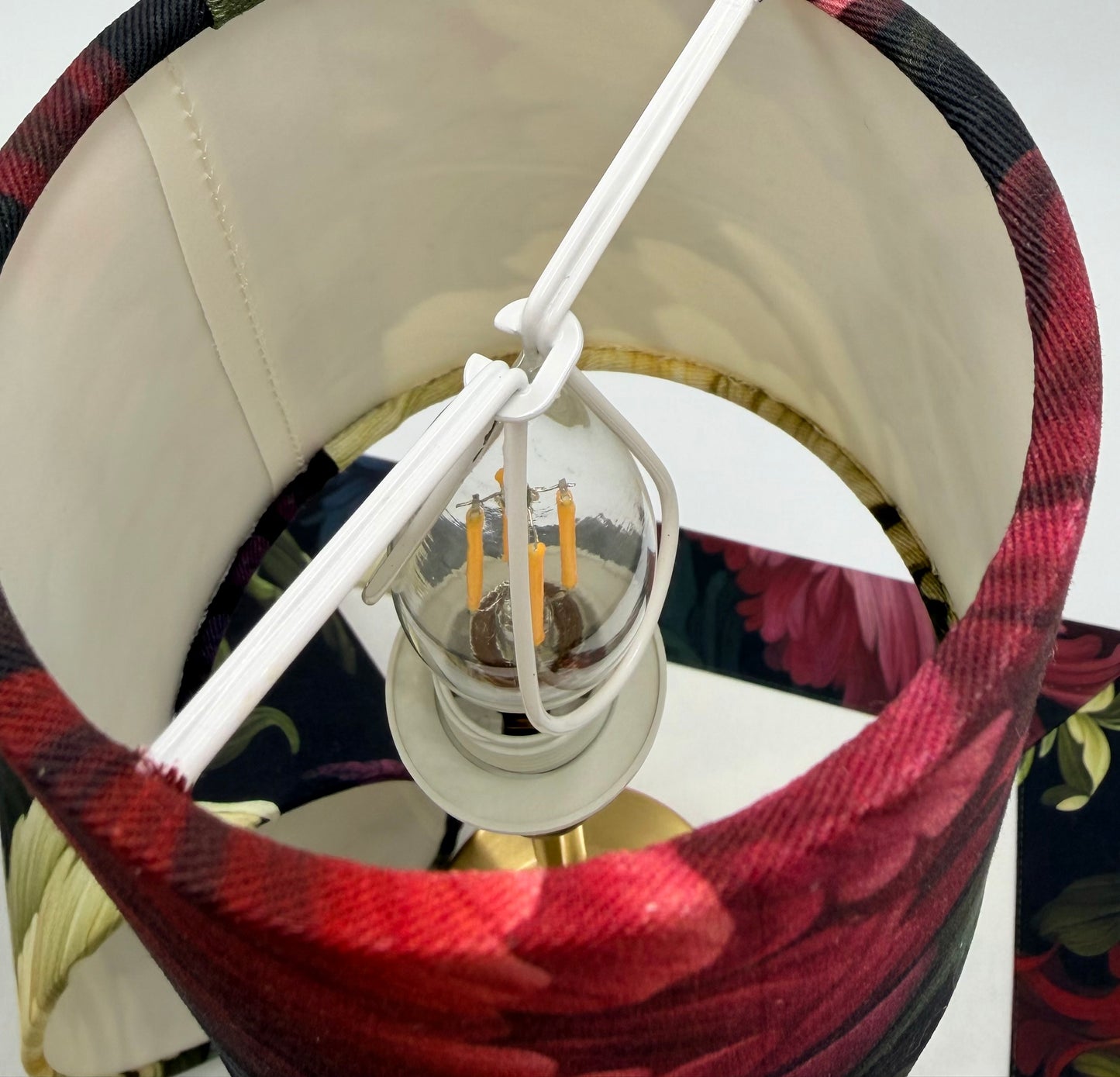 midnight flowers lampshade.