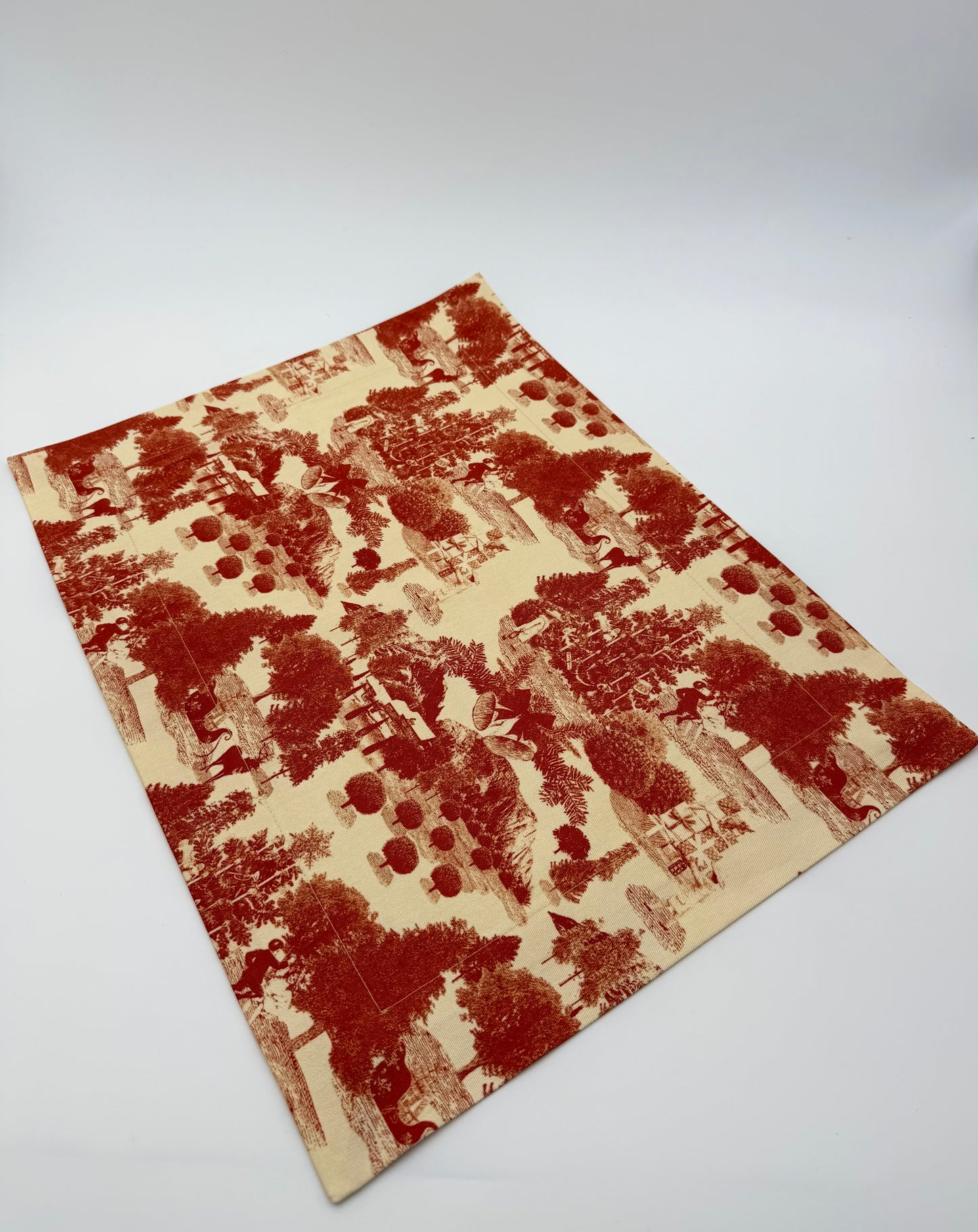 The Christmas toile  placemats