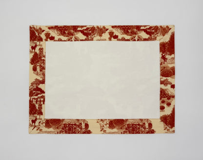 The Christmas toile  placemats