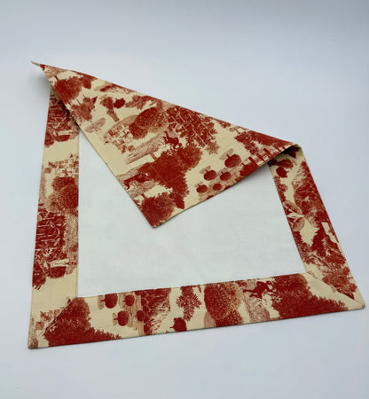 The Christmas toile  placemats