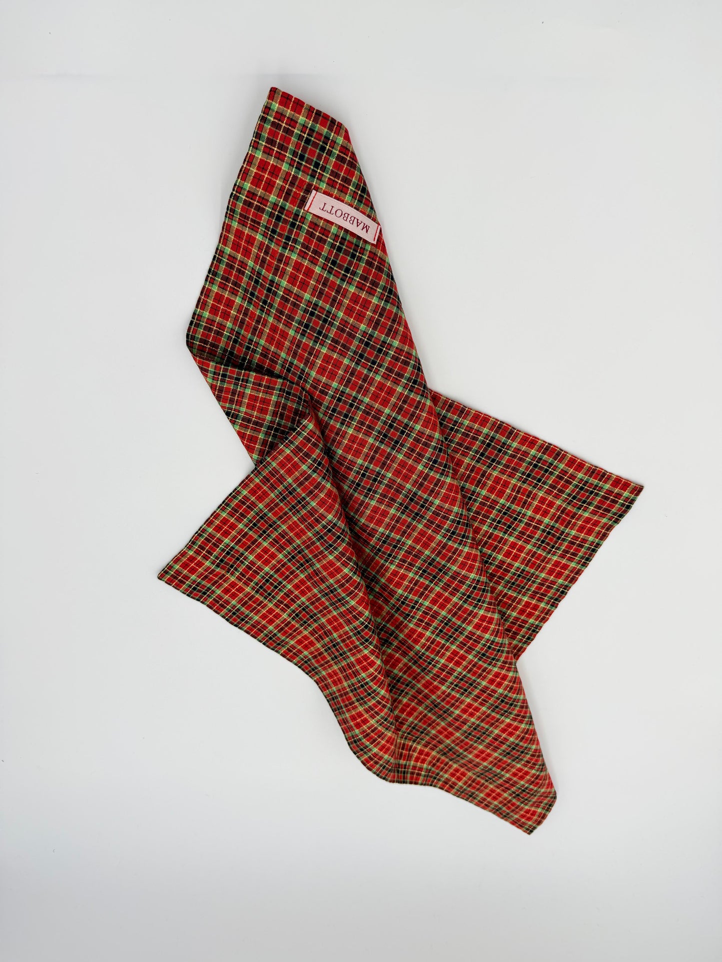 Checkred christmass  napkins