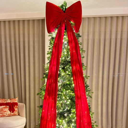 Christmas tree big bow medium