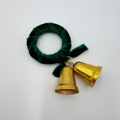 Jingle bells napkin ring.