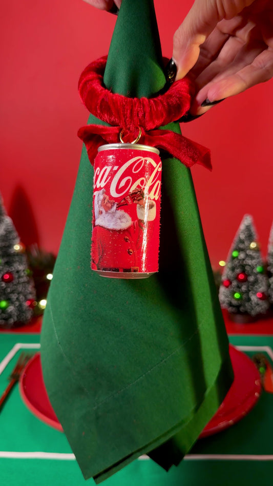 Coca cola napkin ring